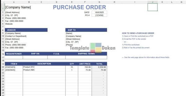 Purchase Order